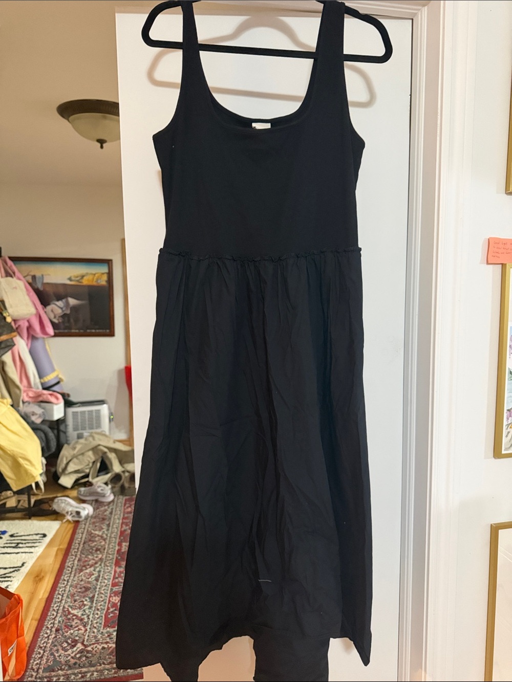 a new day Black Sleeveless Maxi Dress